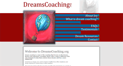 Desktop Screenshot of dreamscoaching.org